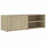 Mueble de TV madera contrachapada color roble 120x34x37 cm en Muebles TV | Comprar online en Foru.es