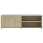 Mueble de TV madera contrachapada color roble 120x34x37 cm en Muebles TV | Comprar online en Foru.es
