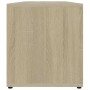 Mueble de TV madera contrachapada color roble 120x34x37 cm en Muebles TV | Comprar online en Foru.es