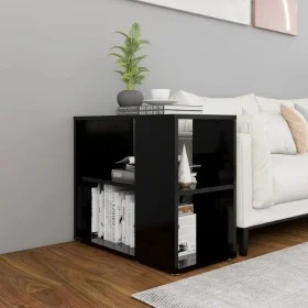 Armario auxiliar de madera contrachapada negro 60x30x50 cm de vidaXL, Aparadores - Ref: Foro24-806302, Precio: 39,76 €, Descu...