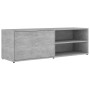 Mueble de TV madera contrachapada gris hormigón 120x34x37 cm en Muebles TV | Comprar online en Foru.es