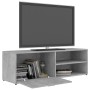 Mueble de TV madera contrachapada gris hormigón 120x34x37 cm en Muebles TV | Comprar online en Foru.es