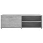 Mueble de TV madera contrachapada gris hormigón 120x34x37 cm en Muebles TV | Comprar online en Foru.es