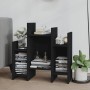 Armario auxiliar de madera contrachapada negro 60x26x60 cm de vidaXL, Aparadores - Ref: Foro24-806284, Precio: 35,48 €, Descu...