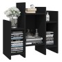 Armario auxiliar de madera contrachapada negro 60x26x60 cm de vidaXL, Aparadores - Ref: Foro24-806284, Precio: 35,48 €, Descu...