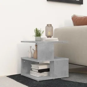 Mesa auxiliar de madera ingeniería gris hormigón 40x40x40 cm de vidaXL, Mesas auxiliares - Ref: Foro24-806296, Precio: 30,73 ...