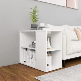 Armario auxiliar madera contrachapada blanco brillo 60x30x50 cm de vidaXL, Aparadores - Ref: Foro24-806307, Precio: 53,01 €, ...
