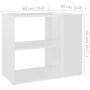 Armario auxiliar madera contrachapada blanco brillo 60x30x50 cm de vidaXL, Aparadores - Ref: Foro24-806307, Precio: 54,01 €, ...