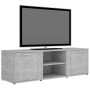Mueble de TV madera contrachapada gris hormigón 120x34x37 cm en Muebles TV | Comprar online en Foru.es