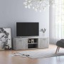 Mueble de TV madera contrachapada gris hormigón 120x34x37 cm en Muebles TV | Comprar online en Foru.es