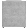Mueble de TV madera contrachapada gris hormigón 120x34x37 cm en Muebles TV | Comprar online en Foru.es