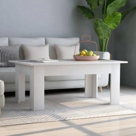 Mesa de centro madera contrachapada blanco 100x60x42 cm en Mesas de centro | Comprar online en Foru.es