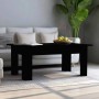 Mesa de centro madera contrachapada negro 100x60x42 cm en Mesas de centro | Comprar online en Foru.es
