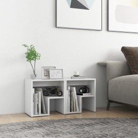 Mesitas de noche 2 uds madera contrachapada blanco 40x30x40 cm de vidaXL, Mesitas de noche - Ref: Foro24-806329, Precio: 40,5...
