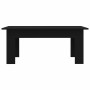 Mesa de centro madera contrachapada negro 100x60x42 cm en Mesas de centro | Comprar online en Foru.es