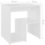 Mesitas de noche 2 uds madera contrachapada blanco 40x30x40 cm de vidaXL, Mesitas de noche - Ref: Foro24-806329, Precio: 40,5...