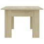 Mesa de centro madera contrachapada color roble 100x60x42 cm en Mesas de centro | Comprar online en Foru.es