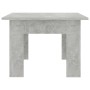 Mesa de centro madera contrachapada gris hormigón 100x60x42 cm en Mesas de centro | Comprar online en Foru.es