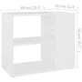 White plywood auxiliary cabinet 60x30x50 cm by vidaXL, Sideboards - Ref: Foro24-806301, Price: 39,55 €, Discount: %