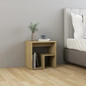 Mesita de noche madera contrachapada roble Sonoma 40x30x40 cm de vidaXL, Mesitas de noche - Ref: Foro24-806334, Precio: 28,88...