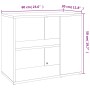 Armario auxiliar madera contrachapada gris hormigón 60x30x50 cm de vidaXL, Aparadores - Ref: Foro24-806305, Precio: 33,34 €, ...