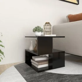 Mesa auxiliar de madera contrachapada negro 40x40x40 cm de vidaXL, Mesas auxiliares - Ref: Foro24-806293, Precio: 29,89 €, De...