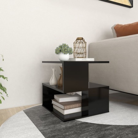 Mesa auxiliar de madera contrachapada negro 40x40x40 cm de vidaXL, Mesas auxiliares - Ref: Foro24-806293, Precio: 30,27 €, De...