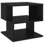 Mesa auxiliar de madera contrachapada negro 40x40x40 cm de vidaXL, Mesas auxiliares - Ref: Foro24-806293, Precio: 29,89 €, De...