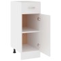 Cajón inferior "Lyon" blanco, 30 x 46 x 81,5 cm, madera de ingeniería en Armarios de cocina | Comprar online en Foru.es