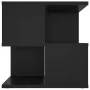 Mesa auxiliar de madera contrachapada negro 40x40x40 cm de vidaXL, Mesas auxiliares - Ref: Foro24-806293, Precio: 29,89 €, De...