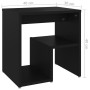 Mesitas de noche 2 uds madera contrachapada negro 40x30x40 cm de vidaXL, Mesitas de noche - Ref: Foro24-806331, Precio: 48,87...