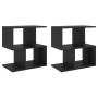 Mesitas de noche 2 uds madera contrachapada negro 50x30x51,5cm de vidaXL, Mesitas de noche - Ref: Foro24-806367, Precio: 50,0...
