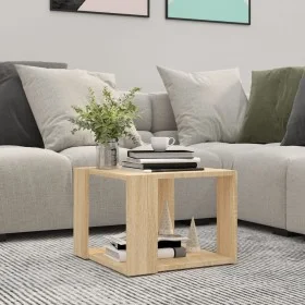 Oak Sonoma plywood coffee table 40x40x30 cm by vidaXL, Coffee table - Ref: Foro24-806313, Price: 24,26 €, Discount: %
