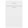 Cajón inferior "Lyon" blanco 50x46x81,5 cm Madera de ingeniería en Armarios de cocina | Comprar online en Foru.es