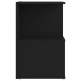 Mesitas de noche 2 uds madera contrachapada negro 35x35x55 cm de vidaXL, Mesitas de noche - Ref: Foro24-806349, Precio: 49,78...