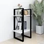 Estantería 2 niveles madera contrachapada blanco 40x30x70 cm de vidaXL, Librerías y estanterías - Ref: Foro24-806407, Precio:...