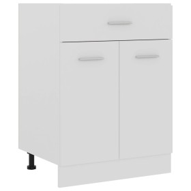 Mueble bajo con cajón "Lyon" blanco 60x46x81,5 cm madera de ingeniería en Armarios de cocina | Comprar online en Foru.es
