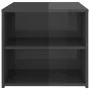 Beistelltisch aus glänzend grauem Sperrholz, 50 x 50 x 45 cm von vidaXL, Seitentische - Ref: Foro24-806390, Preis: 40,70 €, R...