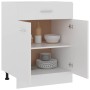 Mueble bajo con cajón "Lyon" blanco 60x46x81,5 cm madera de ingeniería en Armarios de cocina | Comprar online en Foru.es