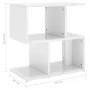 Nachttisch aus glänzend weißem Sperrholz, 50 x 30 x 51,5 cm von vidaXL, Nachttische - Ref: Foro24-806376, Preis: 32,39 €, Rab...