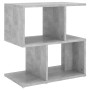 Mesita de noche madera de ingeniería gris hormigón 50x30x51,5cm de vidaXL, Mesitas de noche - Ref: Foro24-806372, Precio: 28,...