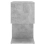 Mesita de noche madera de ingeniería gris hormigón 50x30x51,5cm de vidaXL, Mesitas de noche - Ref: Foro24-806372, Precio: 28,...