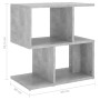 Mesita de noche madera de ingeniería gris hormigón 50x30x51,5cm de vidaXL, Mesitas de noche - Ref: Foro24-806372, Precio: 28,...