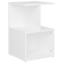 Mesita de noche madera de ingeniería blanca 35x35x55 cm de vidaXL, Mesitas de noche - Ref: Foro24-806346, Precio: 31,16 €, De...