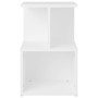 Mesita de noche madera de ingeniería blanca 35x35x55 cm de vidaXL, Mesitas de noche - Ref: Foro24-806346, Precio: 31,16 €, De...
