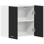 Armario colgante "Lyon" de, negro, 60 x 31 x 60 cm, madera de ingeniería en Armarios de cocina | Comprar online en Foru.es
