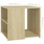 Side table made of oak Sonoma plywood, measuring 50x50x45 cm. by vidaXL, Side tables - Ref: Foro24-806385, Price: 48,63 €, Di...