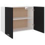 Armario colgante "Lyon" de, negro, 80 x 31 x 60 cm, madera de ingeniería en Armarios de cocina | Comprar online en Foru.es
