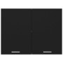 Armario colgante "Lyon" de, negro, 80 x 31 x 60 cm, madera de ingeniería en Armarios de cocina | Comprar online en Foru.es
