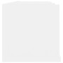 Estante de pared para CD madera contrachapada blanco 75x18x18cm en Estanterías | Comprar online en Foru.es